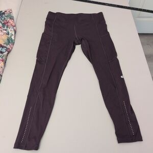 Lululemon Crop Leggings Plum size 30